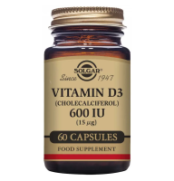 Solgar Vitamin D3 15 mcg 600 IU 60 caps
