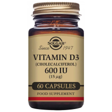 Solgar Vitamin D3 15 mcg 600 IU 60 caps