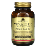 Solgar Vitamin D3 15 mcg 600 IU 120 caps