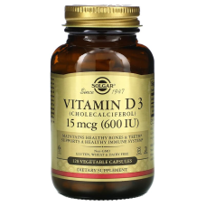 Solgar Vitamin D3 15 mcg 600 IU 120 caps