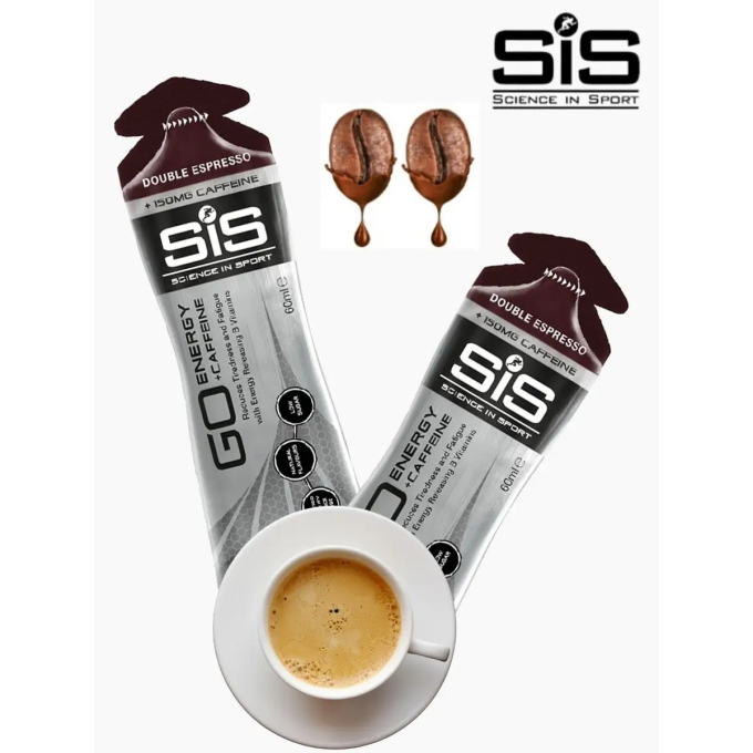 SIS Go Energy + Caffeine 150 мг с "Двойной Эспрессо" вкусом, 60 мл