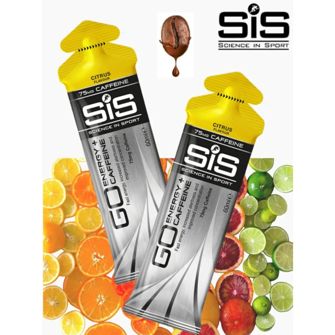 SIS Go Energy + Caffeine 75 мг Жаңақтықтық желі изотоникалық "Цитрус" салқын, 60 мл в Алматы