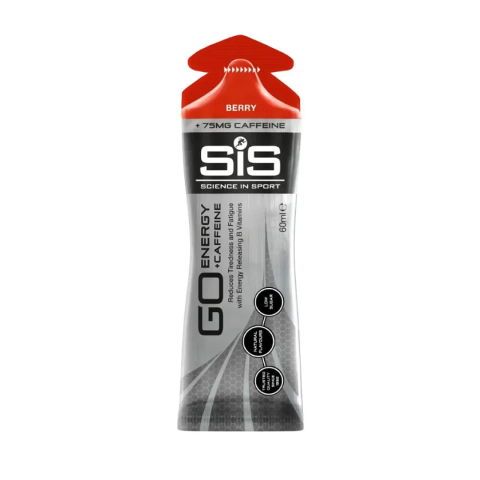 SIS Go Energy + Caffeine 75 мг Жақсылықты изотоникалық жел "Алма", 60 мл