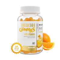 Maxler Omega 3-6-9 KIDS 60 gummies Orange