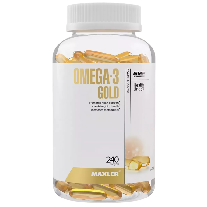 Maxler Omega-3 Gold, 240 капсул