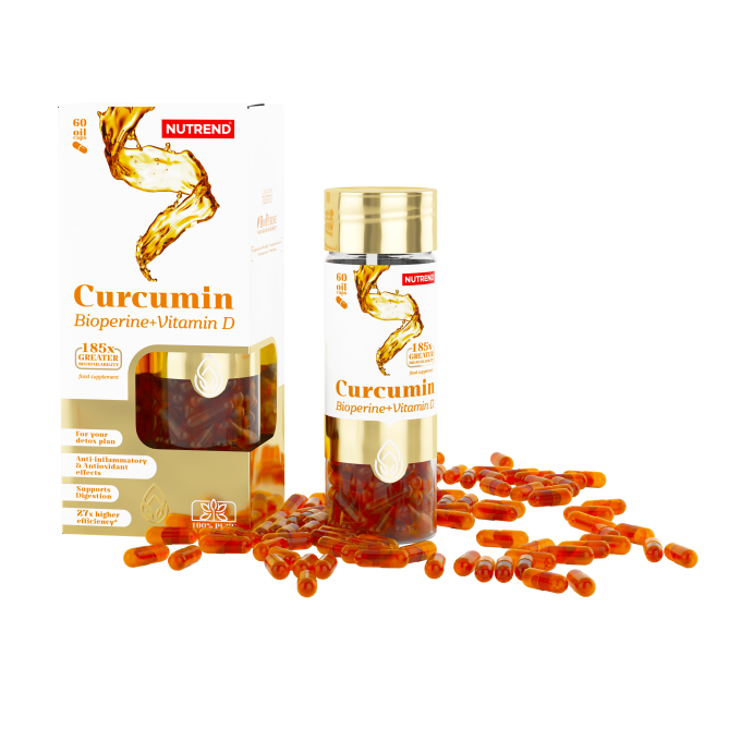 Nutrend Curcumin + Bioperine + Vitamin D, 60 капсул