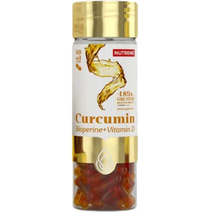 Nutrend Curcumin + Bioperine + Vitamin D, 60 капсул