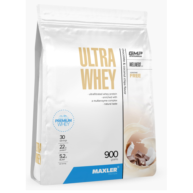 Maxler Ultra Whey Chocolate со вкусом "Шоколад", 900 г