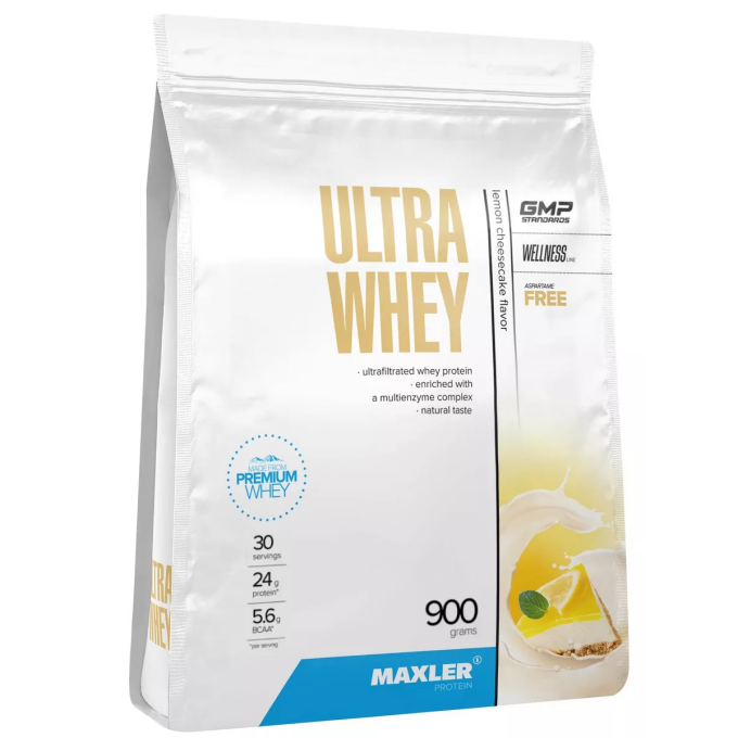 Maxler Ultra Whey "Лимонды чизкейк" дәмімен, 900 г