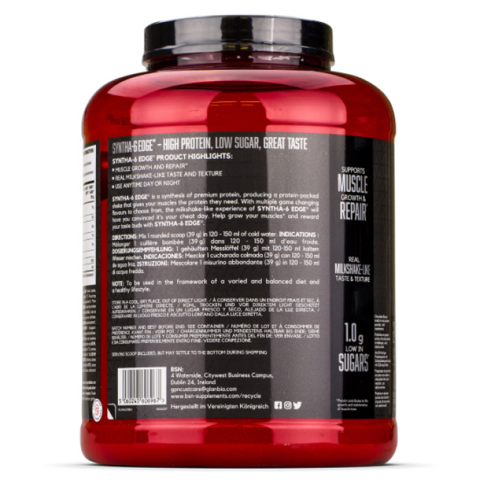 цена на BSN Syntha-6 EDGE со вкусом "Шоколад", 4 lbs (1.8 кг)