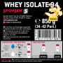 Sponser Whey Isolate 94 "Банан" дәмімен, 850 г