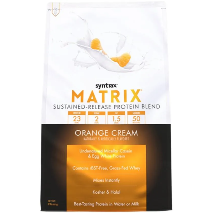 Syntrax Matrix 2.0 со вкусом "Апельсиновый крем", 0.9 кг (2 lbs)