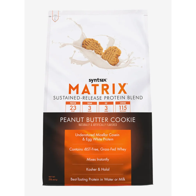 Syntrax Matrix 2.0 со вкусом "Печенье с Арахисовой пастой", 0.9 кг (2 lbs)