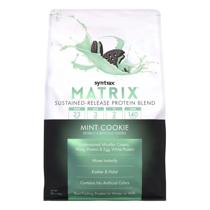 Syntrax Matrix 5.0 со вкусом "Мятное печенье", 2.3 кг (5 lbs)