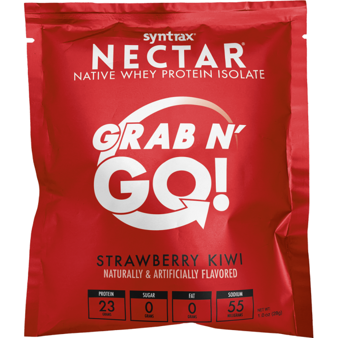 Syntrax Nectar Grab N Go со вкусом "Клубника-Киви", 30 г