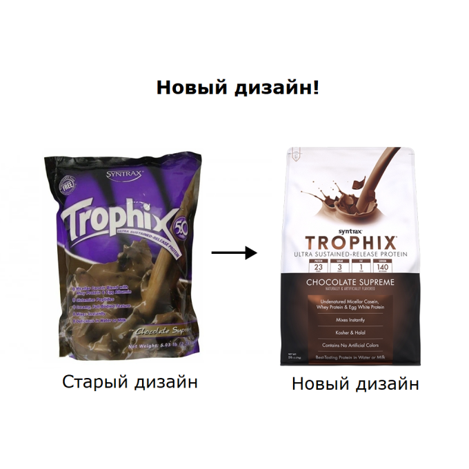 Syntrax Trophix со вкусом "Арахисовые вафли", 0.9 кг (2 lbs) в Алматы