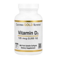 California Gold Nutrition Vitamin D 3 5000 360