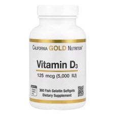 California Gold Nutrition Vitamin D 3 5000 360