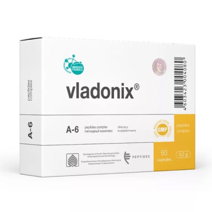 Peptides Владоникс — иммунитетке арналған тимус биорегуляторы | 60 таб