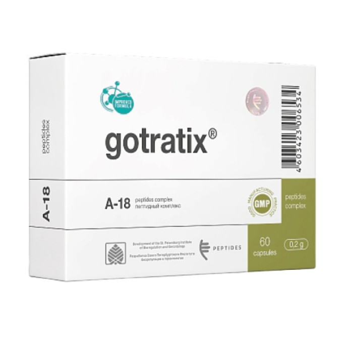 Peptides Готратикс 60 caps — бұлшықетке, төзімділікке және қалпына келтіруге арналған пептидтер