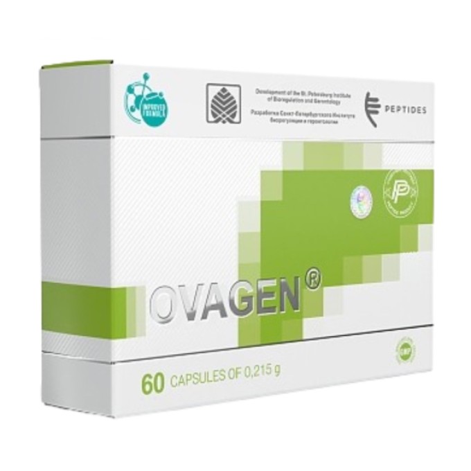 Peptides Оваген 60 caps – бауырдың пептидті биорегуляторы