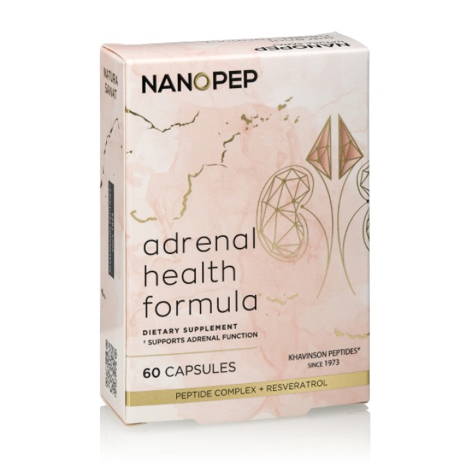 Nanopep Adrenal Health Formula формула для поддержки надпочечников, 60 капсул
