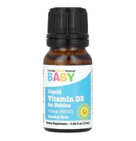 Витамин California Gold Nutrition Liquid Vitamin D3 for Babies, 10 мкг 400 IU капли 10