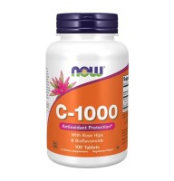 Витамин NOW C-1000 with Rose Hips & Bioflavonoids 100 tabs