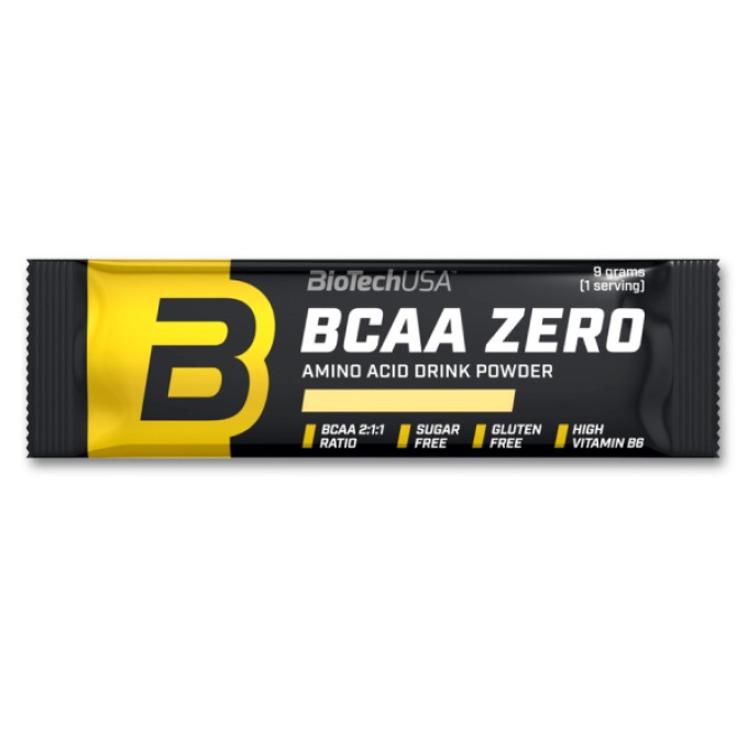 BioTech USA BCAA ZERO ice tea-peach 9 g — аминокислоты BCAA без сахара