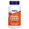 Витамин NOW Vitamin D-3 & K2 1000 IU / 45 mcg 120 vcaps