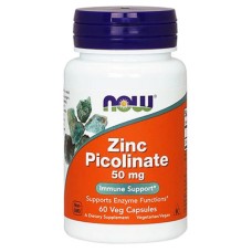 Витамин кешені NOW Zinc Picolinate 50 mg 60 vcaps