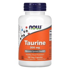 Аминқышқылды кешен NOW Taurine 500 mg 100 caps