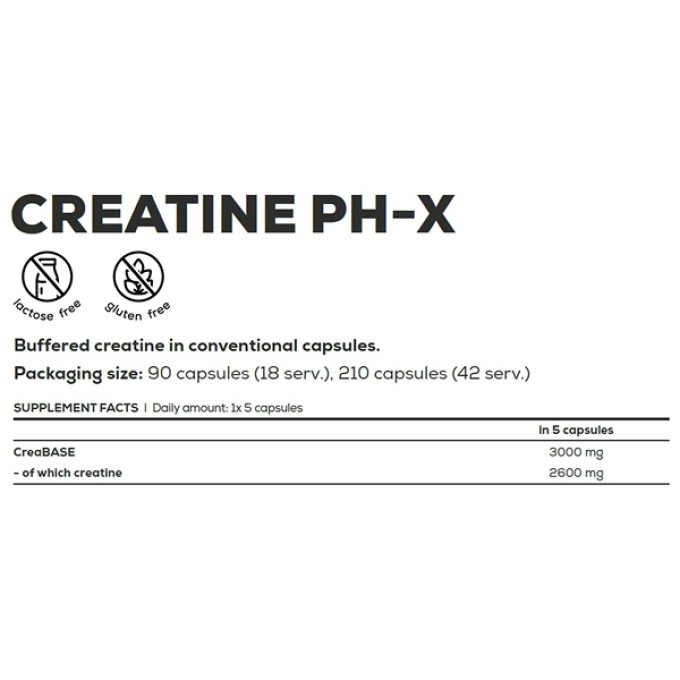 BioTech USA Creatine pHX 210 капсула — креатин кешені