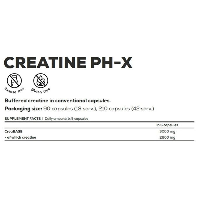 BioTech USA Creatine pHX 90 капсул — креатиновый комплекс