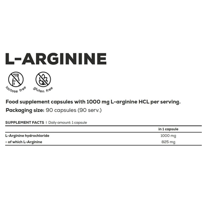 BioTech USA L-Arginine 90 капсула — аминқышқыл аргинині