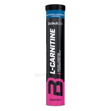 Аминокислотный комплекс BioTech USA L-Carnitine 500 mg Effervescent Blueberry-raspberry 20 таблеток (шипучка)
