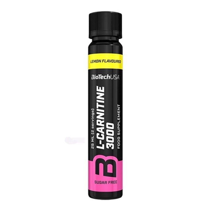 BioTech USA L-Carnitine Ampule 3000 Lemon 20х25 ml — карнитин шот