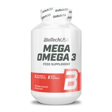 Витамин BioTech USA Mega Омега 3 180 капсул