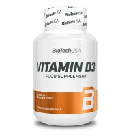 Дәрумен BioTech USA Vitamin D3 50 mcg 120 таблетка