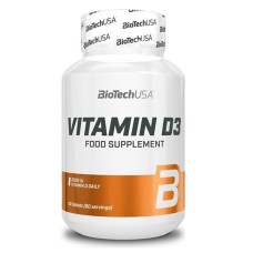 Витамин BioTech USA Vitamin D3 50 mcg 60 таблеток