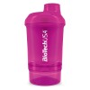 Шейкер BioTech USA Wave + Nano shaker 300 мл (+150 мл) қызғылт