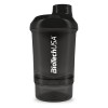 Шейкер BioTech USA Wave + Nano shaker 300 мл (+150 мл) қара
