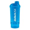 Шейкер BioTech USA Wave + Compact 500 мл (+150 мл) синий