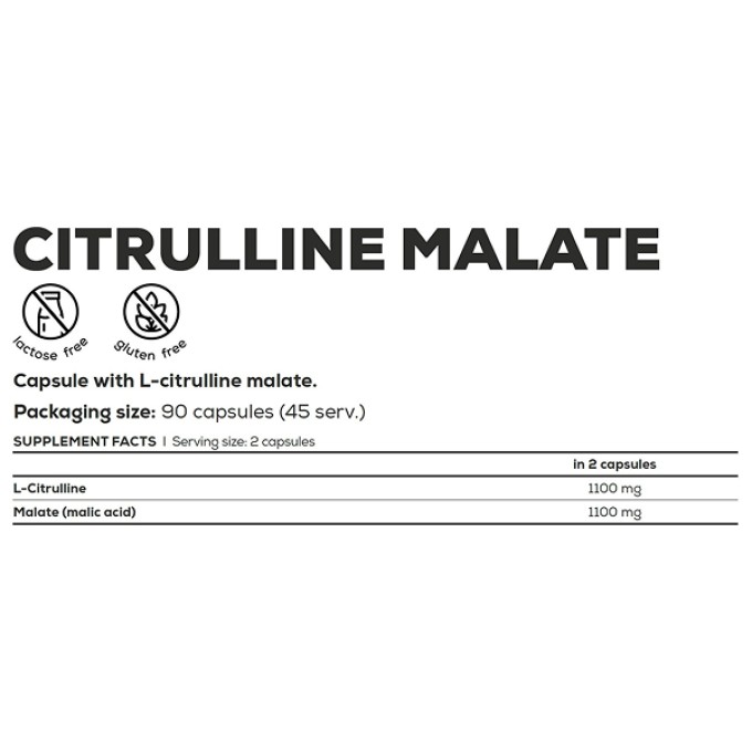 Предтренировочный комплекс BioTech USA Citrulline Malate 90 капсул