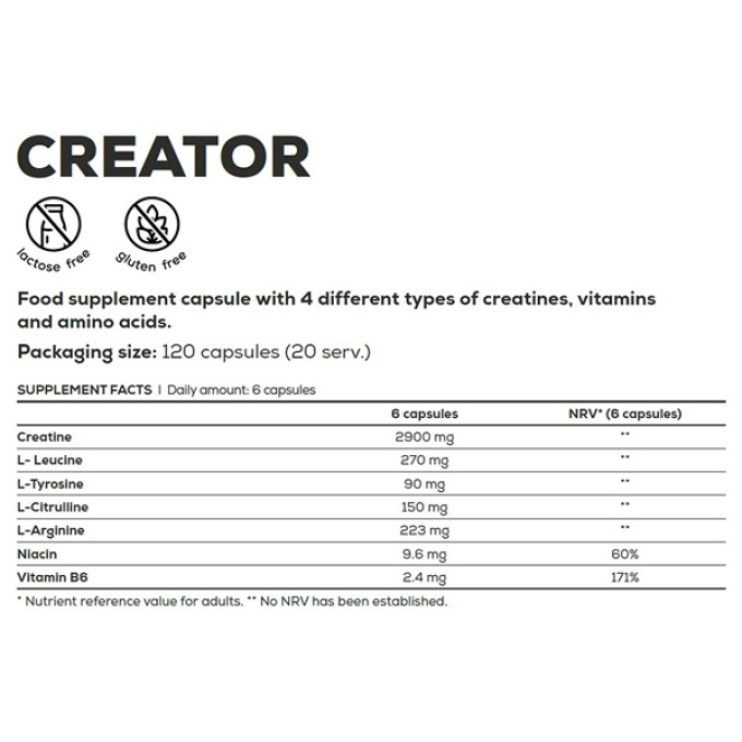 Креатин BioTech USA CreaTor 120 капсула