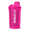 Шейкер BioTech USA Shaker Wave 600 мл қызғылт