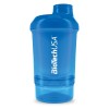 Шейкер BioTech USA Wave + Nano shaker 300 мл (+150 мл) голубой