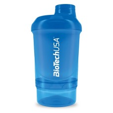 Шейкер BioTech USA Wave + Nano shaker 300 мл (+150 мл) көгілдір