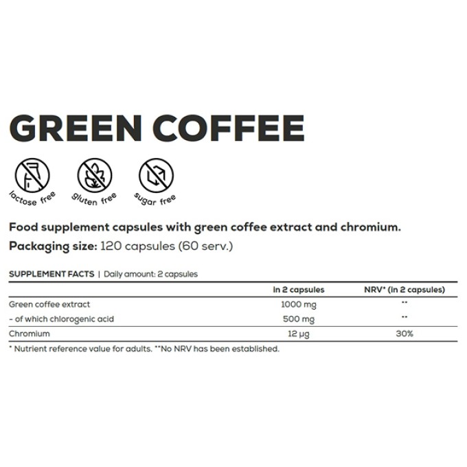 Предтренировочный комплекс BioTech USA Green Coffee 120 капсул