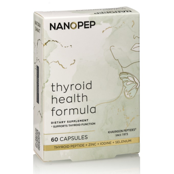 Nanopep Thyroid Health Formula қалқанша безі үшін, 60 капсула